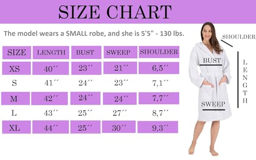 Hooded Terry Bathrobe K99780