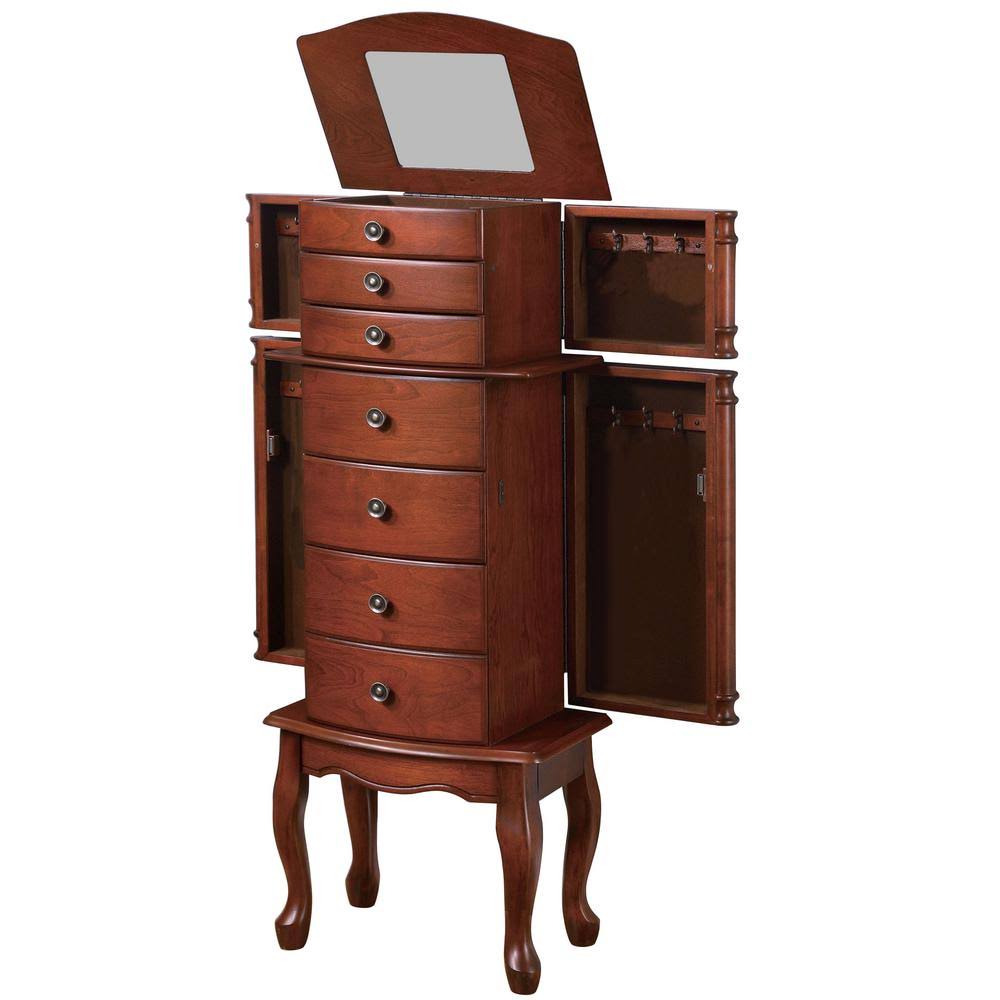 Warm Brown Jewelry Armoire B942811