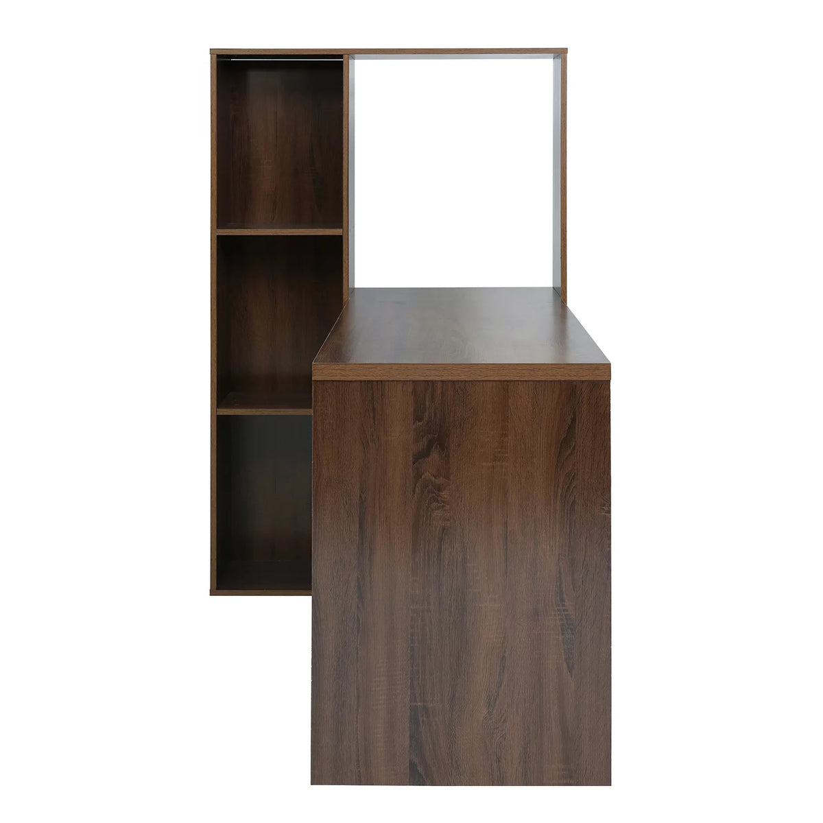 2 in 1 Computer Desk L-Shape Desktop with Shelves S91532