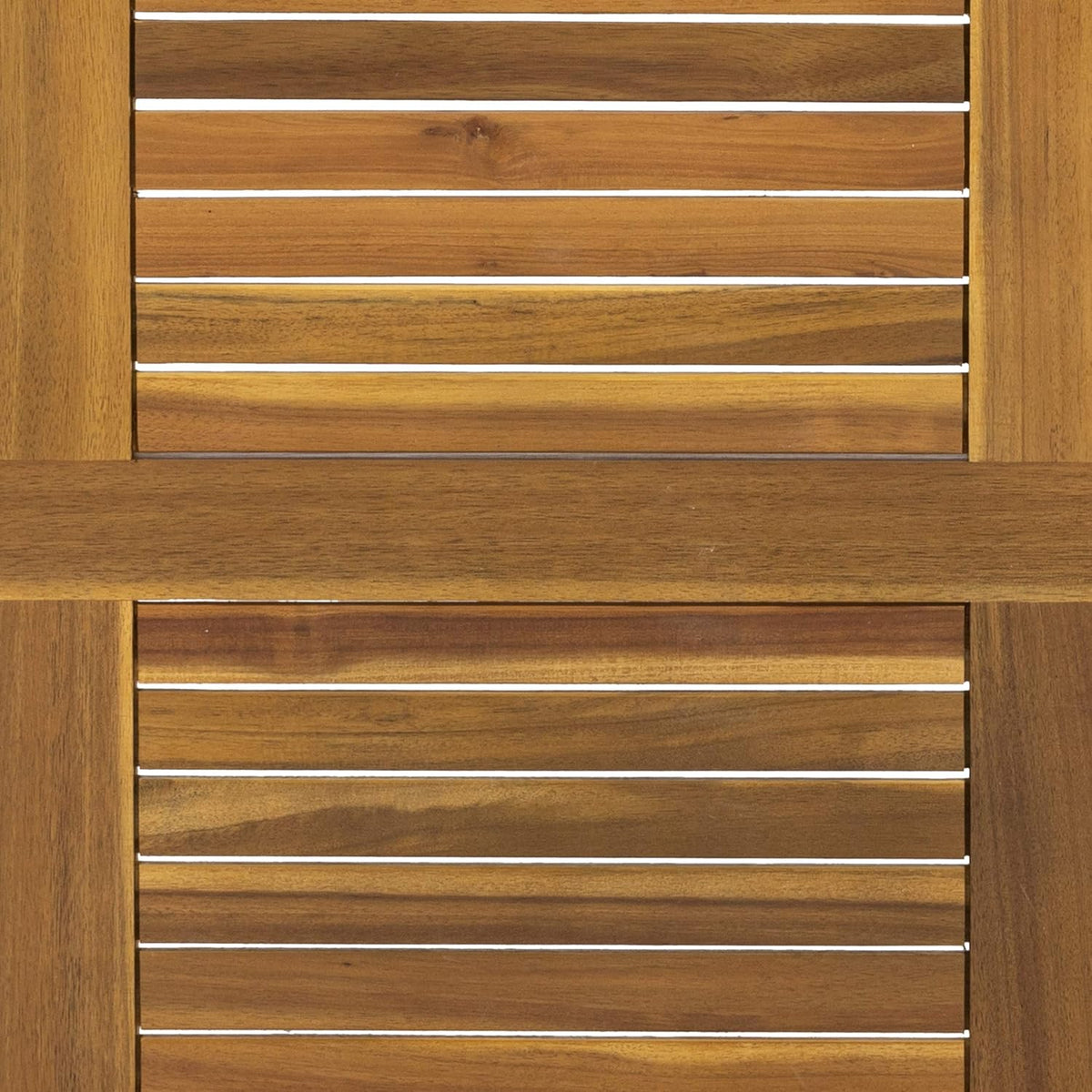 Outdoor 4 Seater Acacia Wood Chat Set with Wicker Accents, Teak Finish B3944