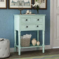 Narrow Console Table with Drawers and Bottom I999