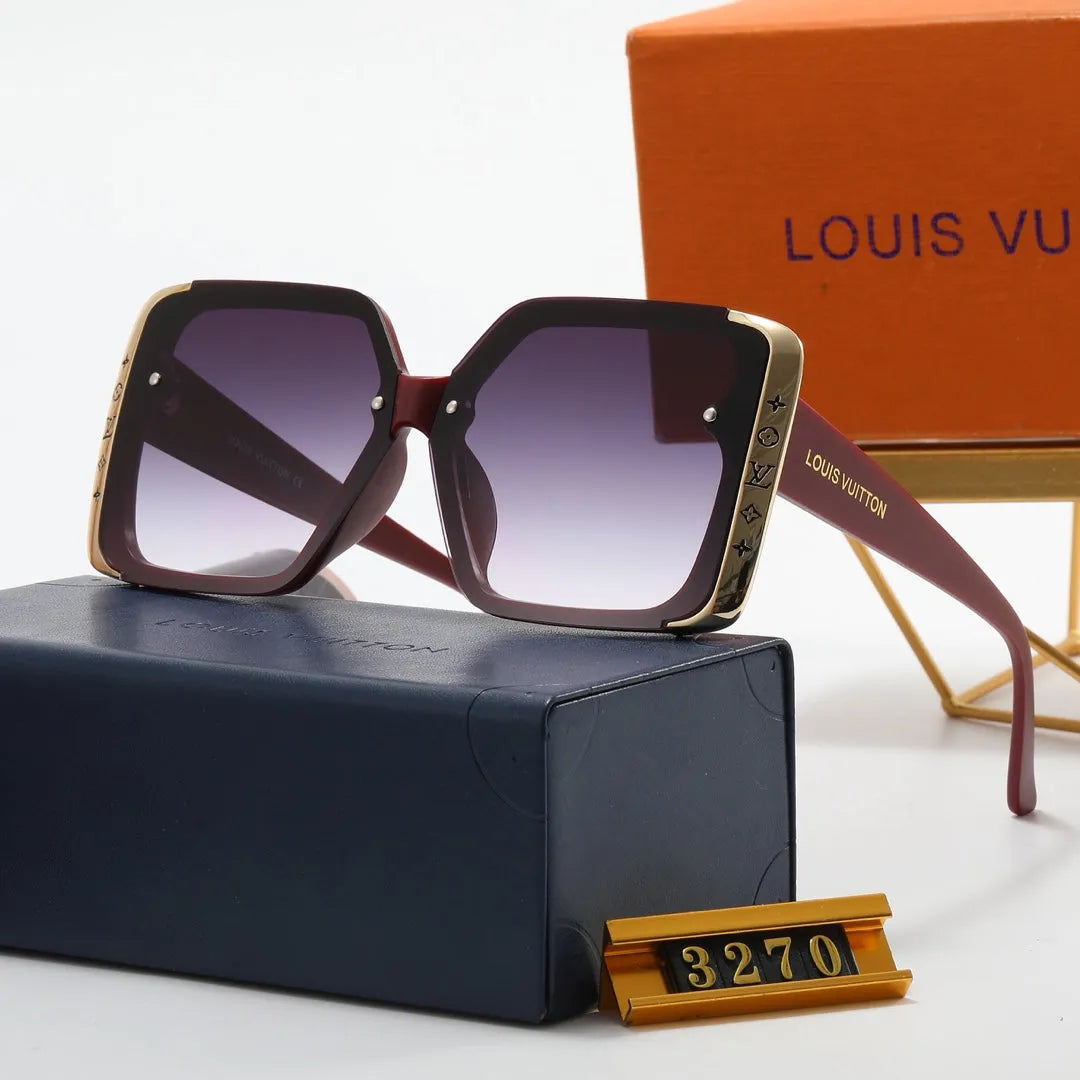 Square Frame Polarized Sunglasses Y348