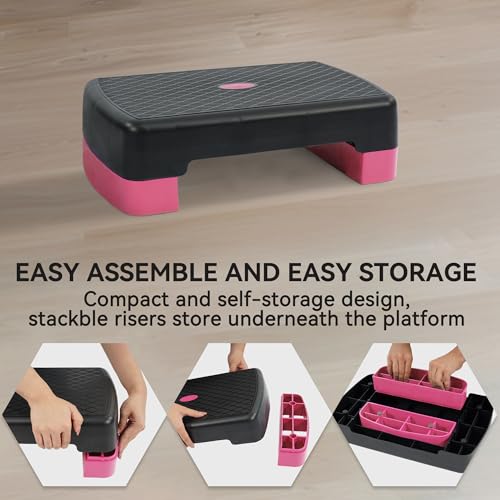 18" Aerobic Stepper with 2 Risers W95519