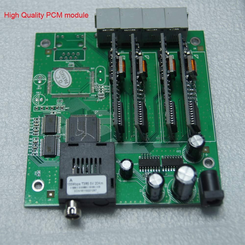 Telephone Fiber Optic Extenders, 2 Ports PCM Voice with 10/100Mbps Ethernet Over Optical Fiber S315304