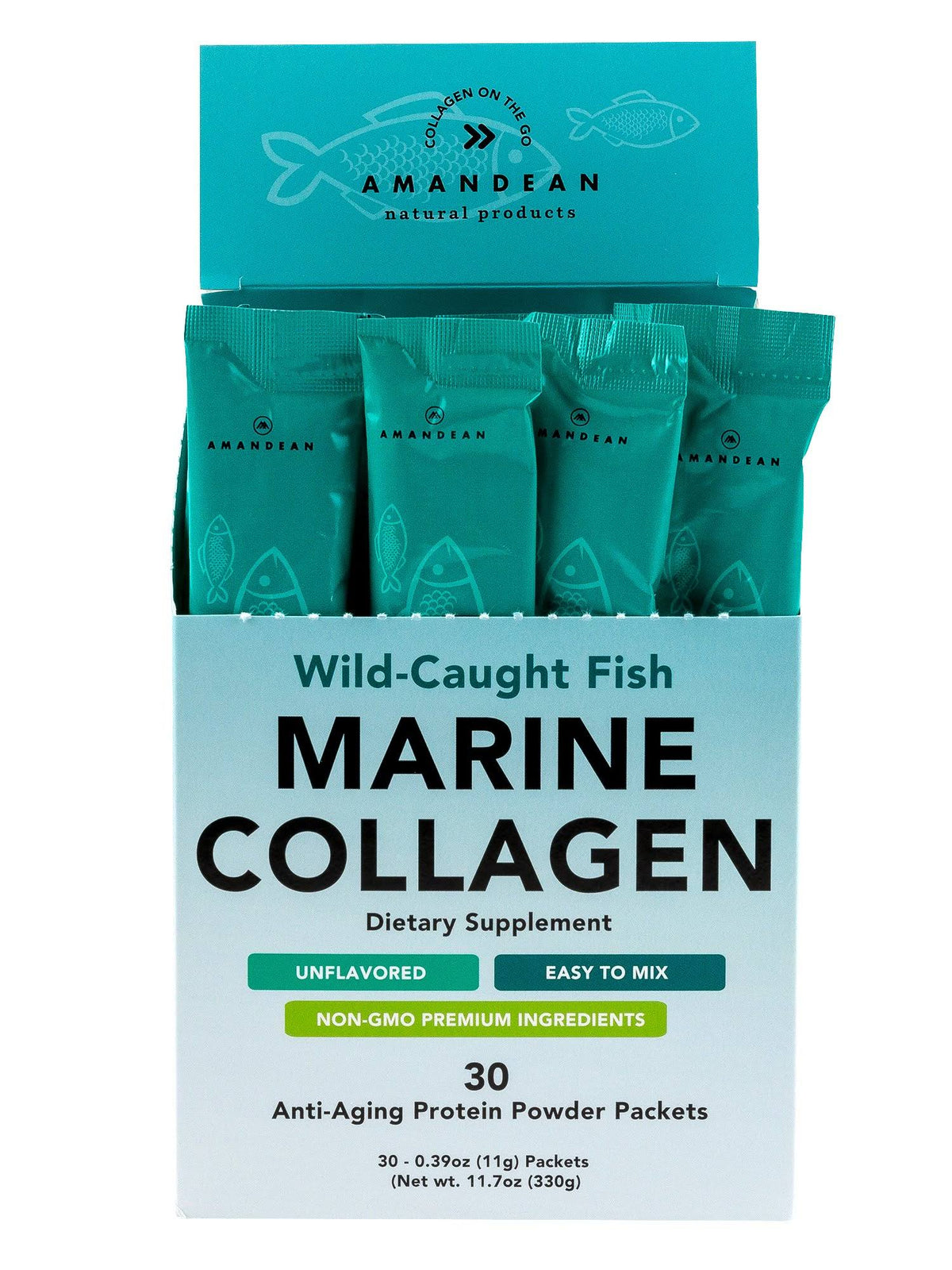 Marine Collagen Peptides Stick Packs 30 Single Use O517