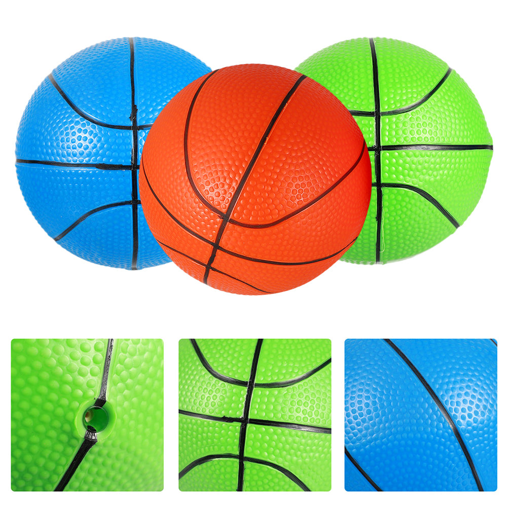 Mini Rubber Rainbow Bouncy Basketball Toy S840347