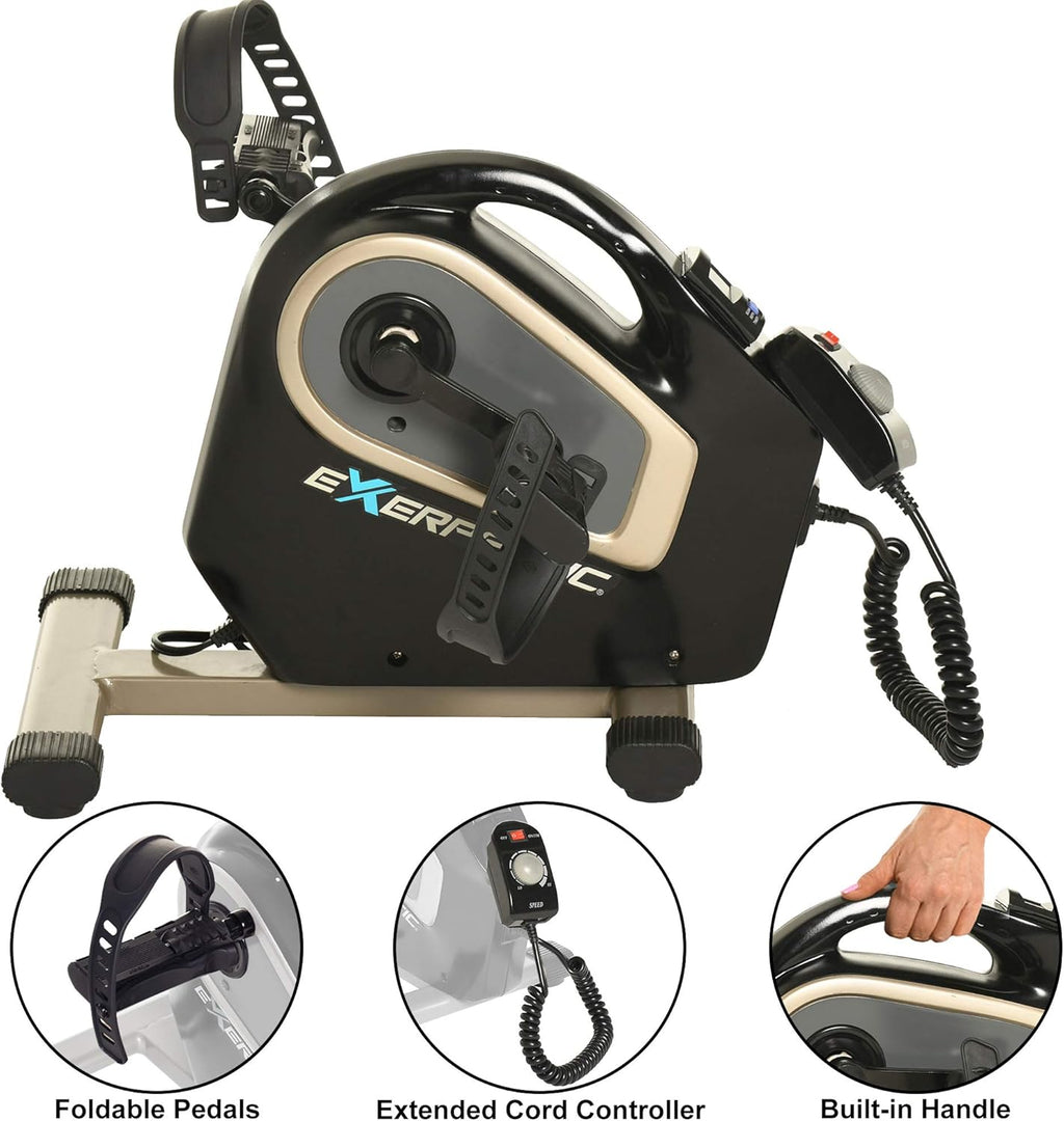 Black Motorized Electric Pedal Exerciser D8476