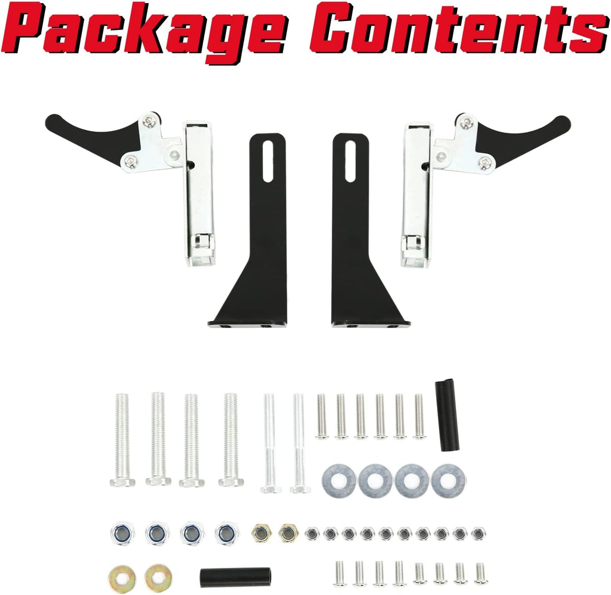 UTV Metal Doors with Automotive Style Latch, 2Pcs U3867