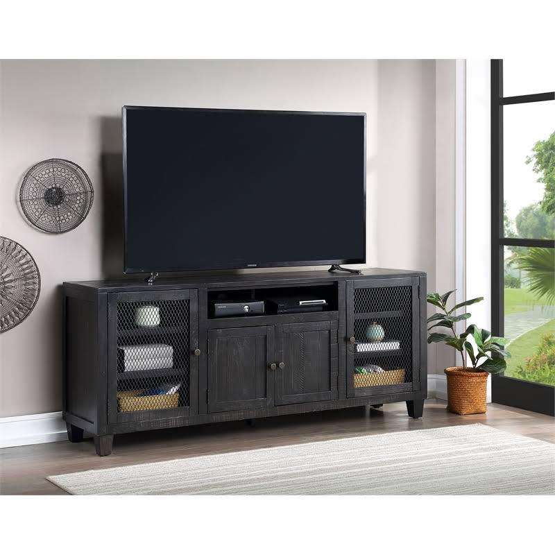 72x22 TV Console in Brown C5465