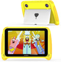 Yellow 7 inch Kids Tablet Android 11 Quad Core 2GB RAM 32GB Dual Camera WiFi Bluetooth Pack of 2 F45438