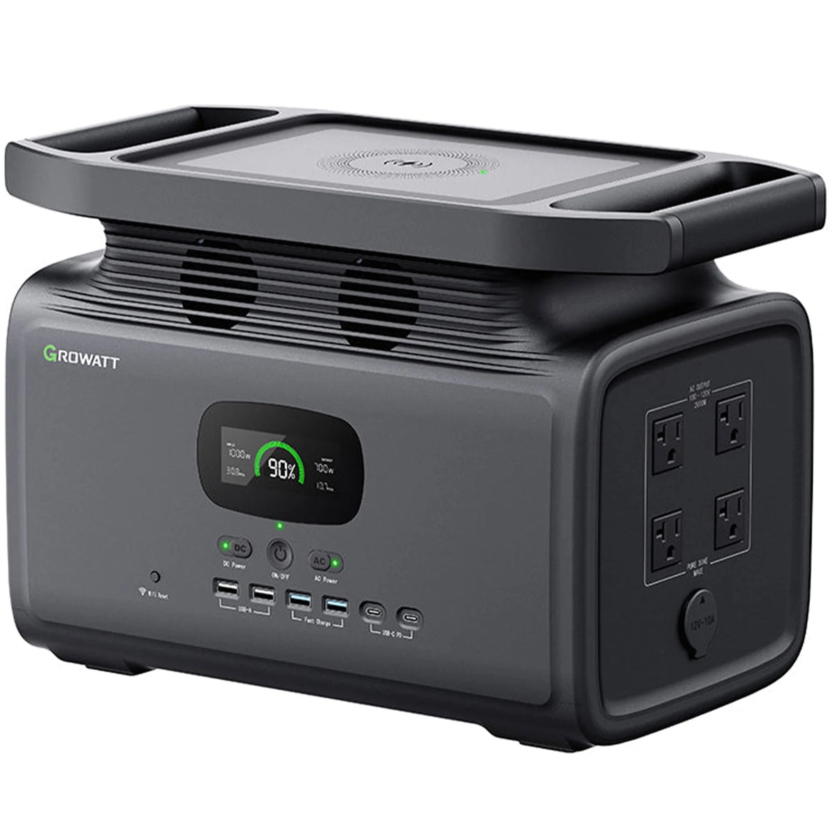 Portable Power Station 1512Wh 2000W Solar Generator N90617
