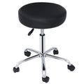 Adjustable Hydraulic Rolling Swivel Stool Black Q132932
