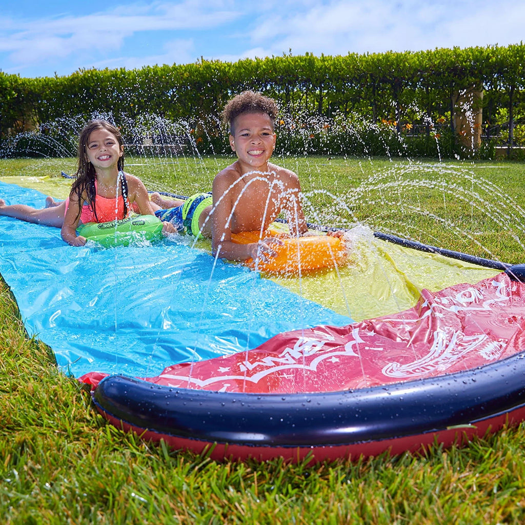 16 ft Double Water Slide with 2 Boogie Boards W144