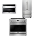 Gas Range, Refrigerator and Microwave N79105