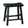 Black Wooden Counter Height Stool Set of 2 S2944