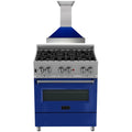 30 Dual Fuel Range with Range Hood Appliance Package W609710