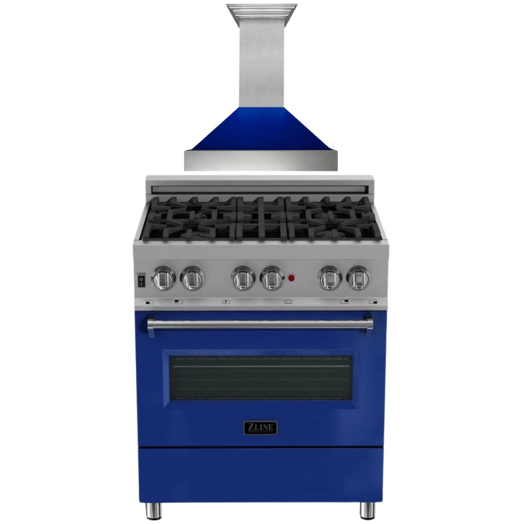 30 Dual Fuel Range with Range Hood Appliance Package W609710