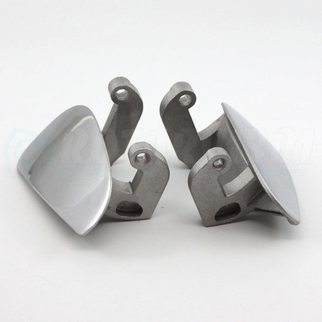 Polished Aluminum Door Handles U78393