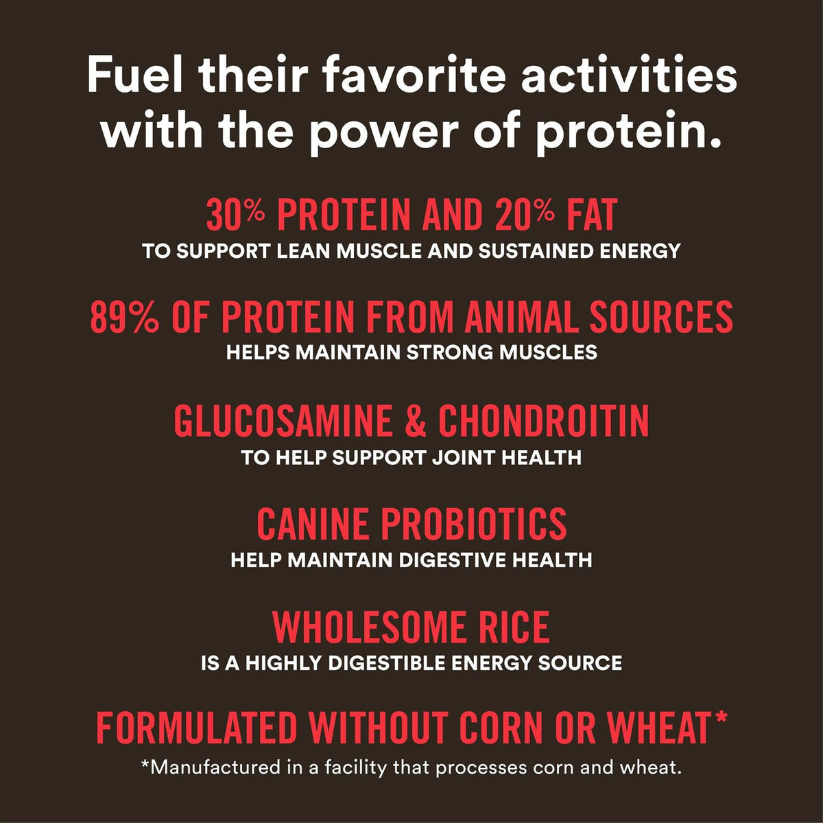 High-Protein Beef & Rice Recipe Dry Dog Food G784