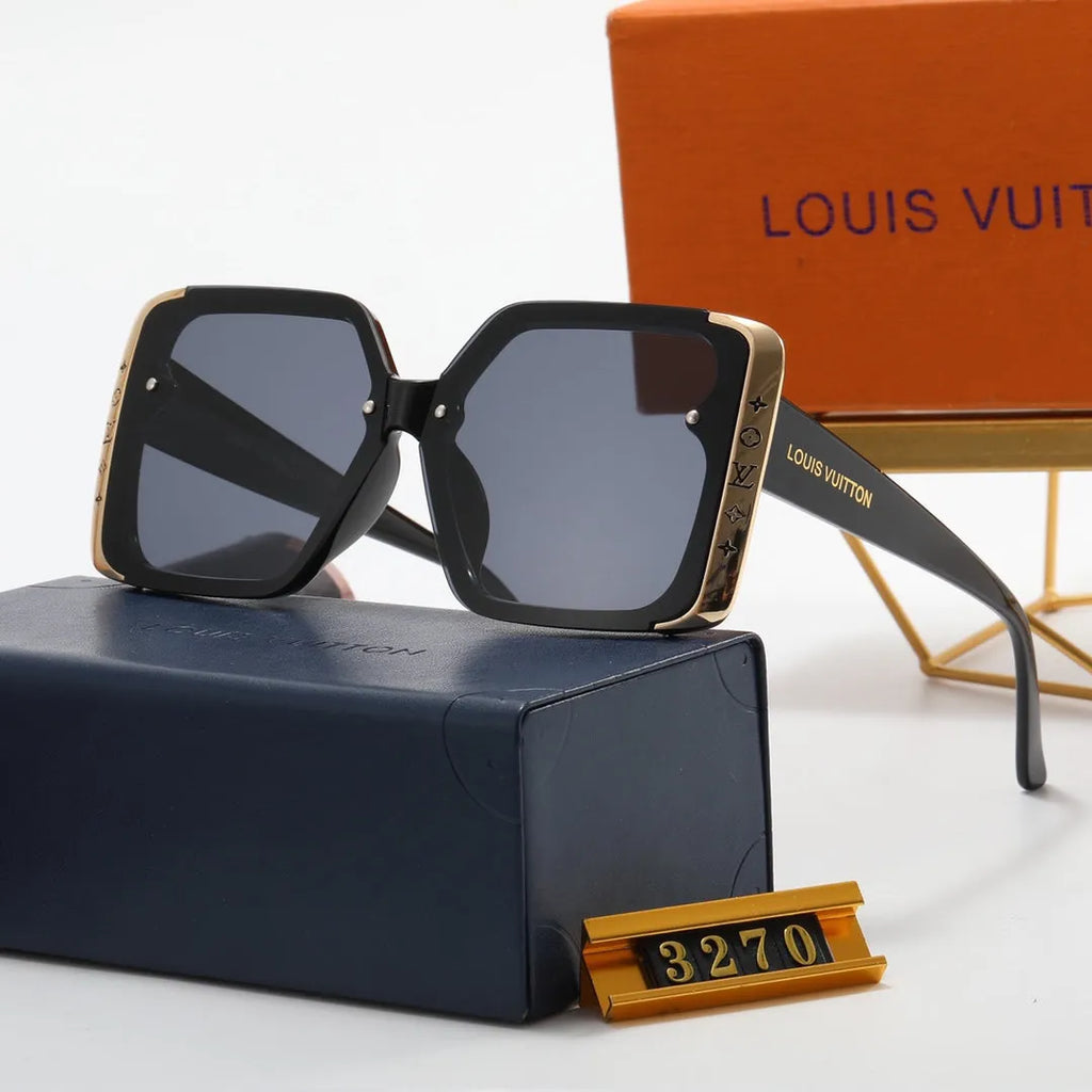 Square Frame Polarized Sunglasses Y348