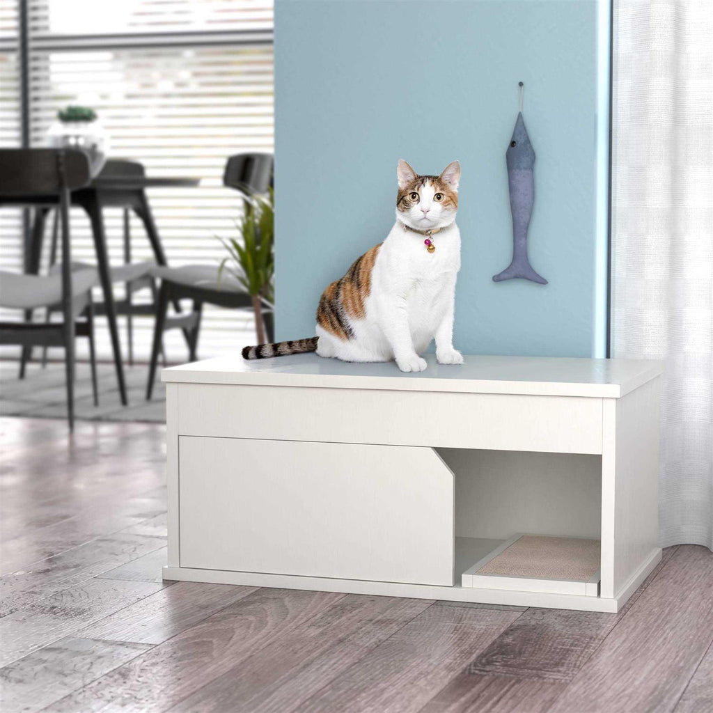 Cat Litter Box Enclosure One Door L27609