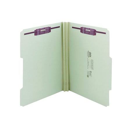 Letter Size Pressboard Classification Folders with Fasteners, 25 per Box X810653