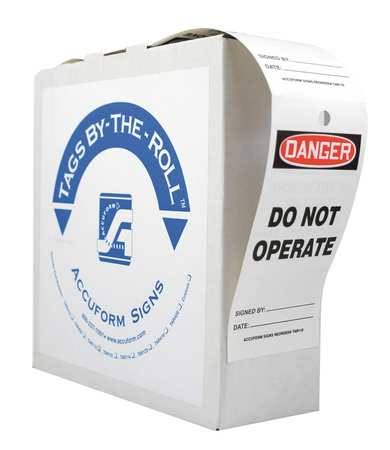 Danger Tag, Cardstock, PK250 V78346