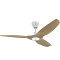 52 Ceiling Fan with Caramel Bamboo Blades and White Finish D591701