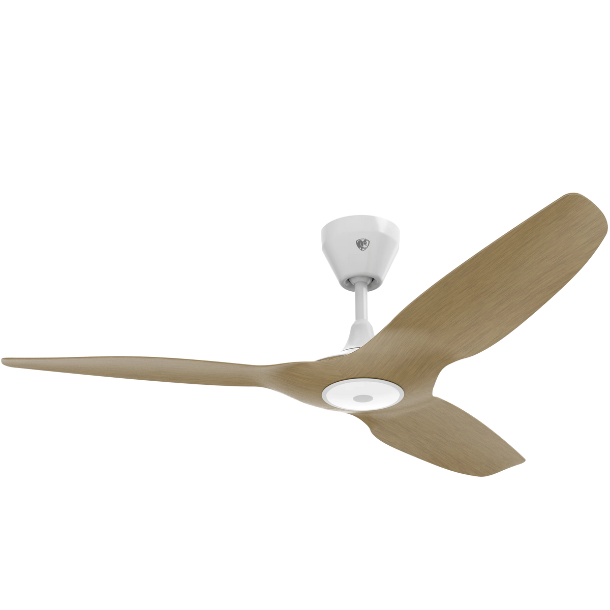 52 Ceiling Fan with Caramel Bamboo Blades and White Finish D591701
