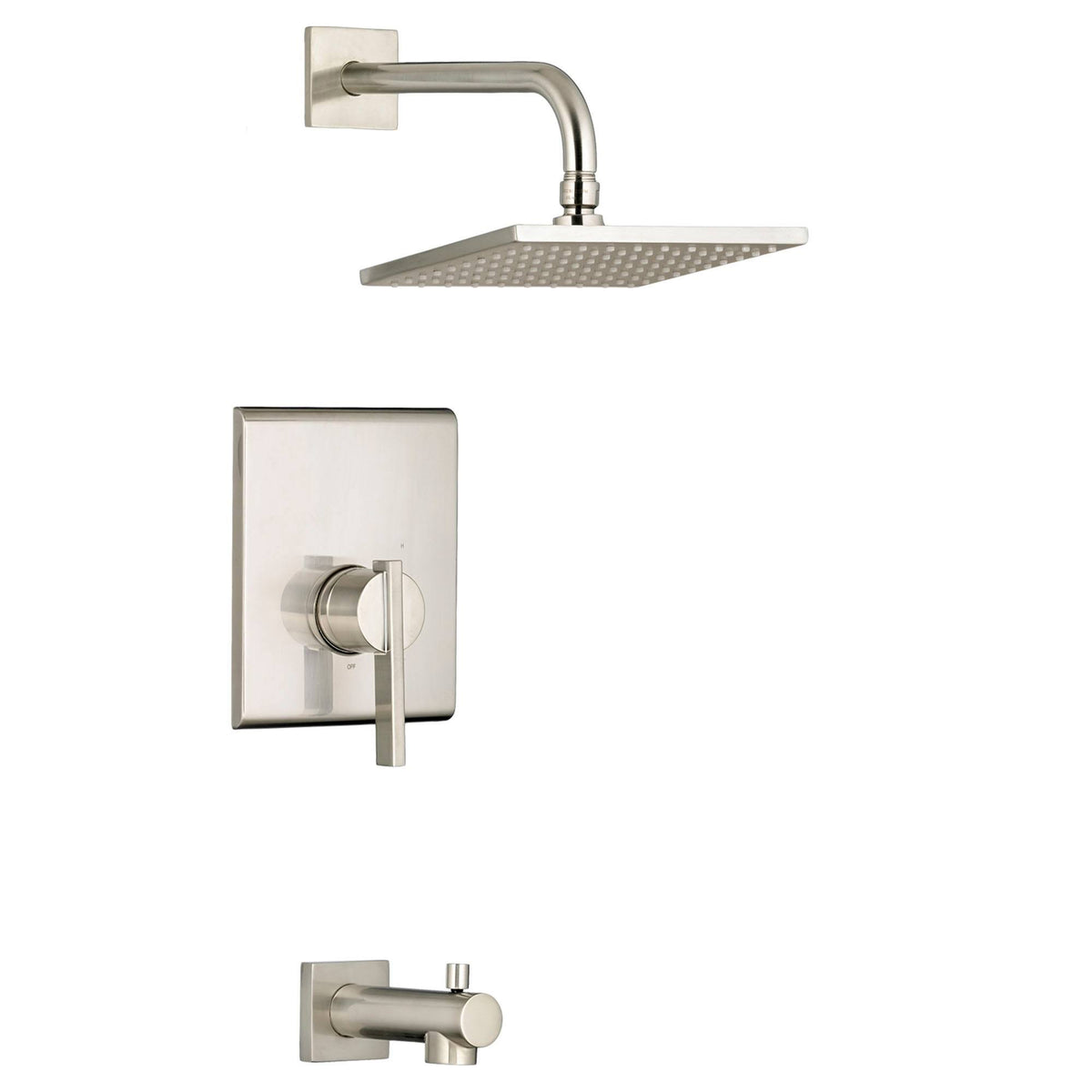 Brushed Nickel Tub and Shower Trim Kit F228869