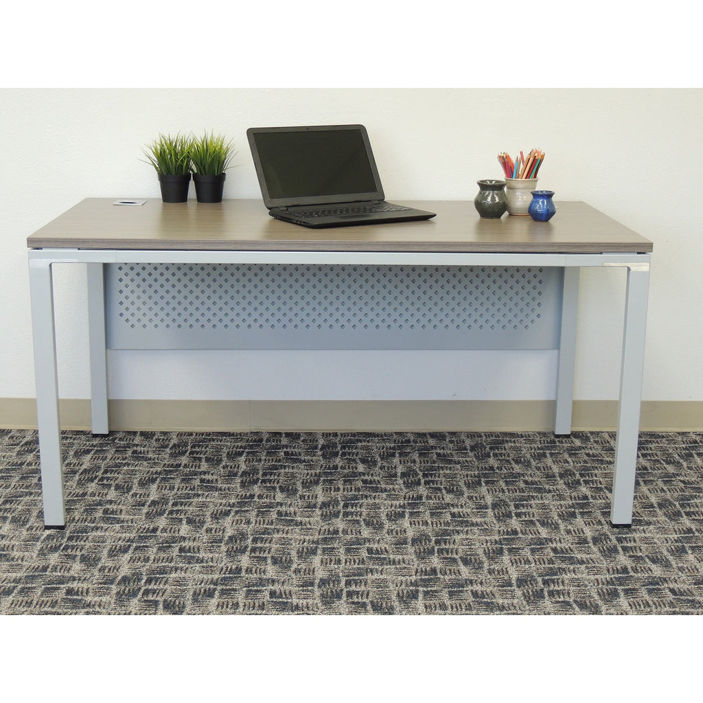 Single Desk, 71" x 30" Desk Top, Driftwood C686