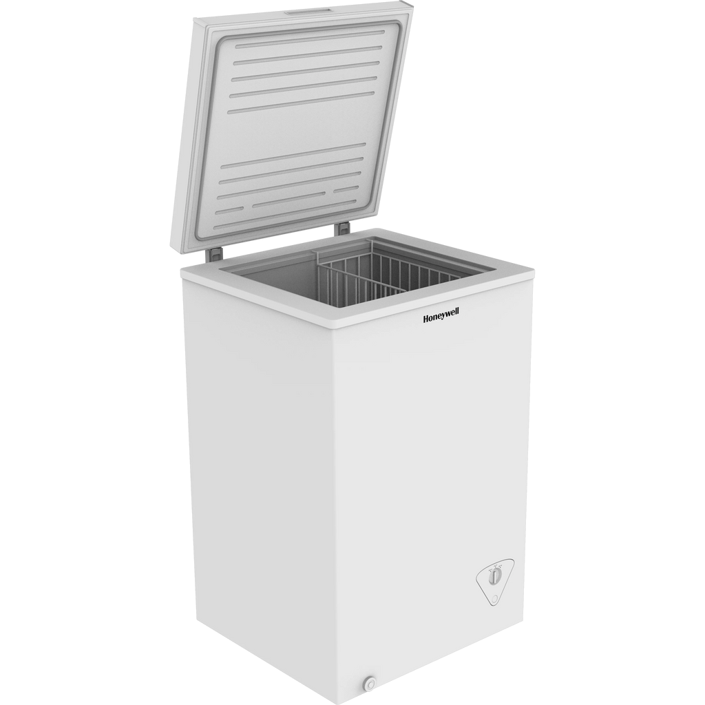 White 3.5 Cu Ft Chest Freezer with Storage Basket N532420