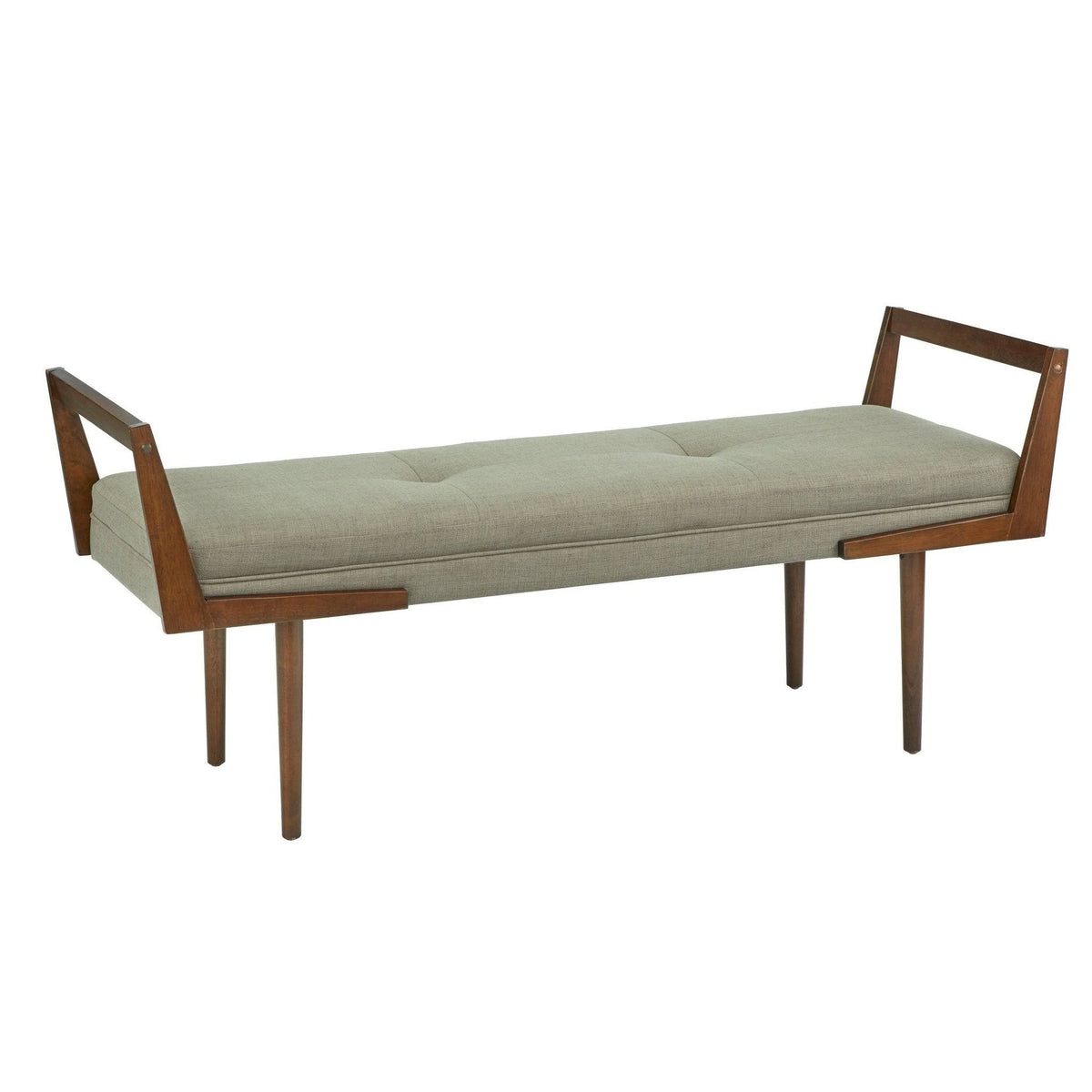 Charcoal Grey Fabric Bench H937