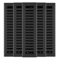 Black Iron Metal Rectangular Floor Register 5 Pack K892
