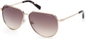 Shiny Pale Gold Sunglasses Y1145