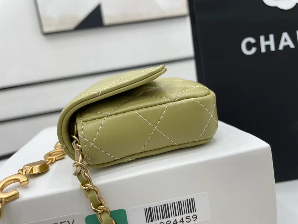Green Mini Flap Bag D652