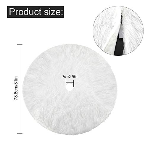 Plush Christmas Tree Skirt O30596