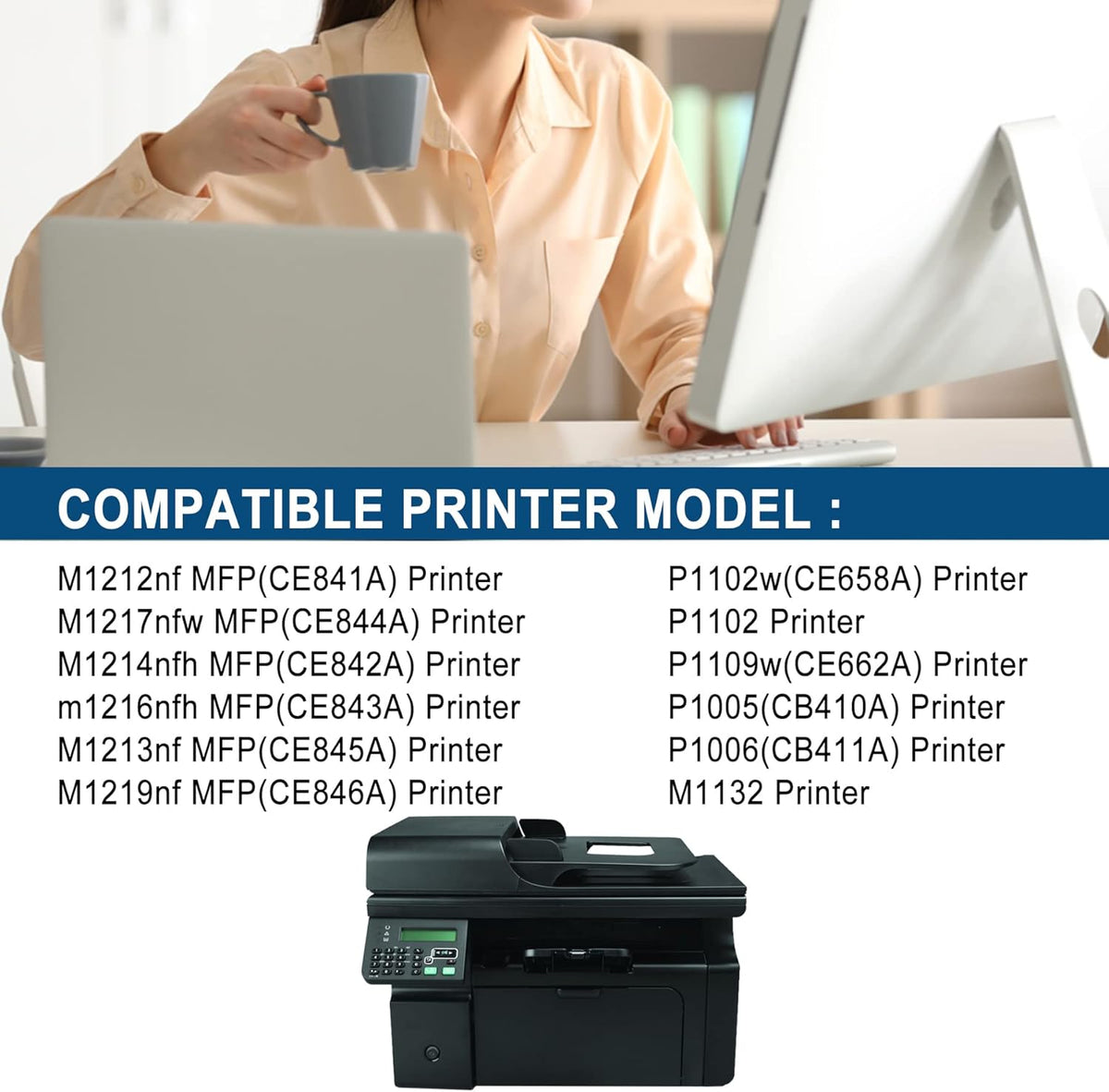 2 Pack Black Ink Cartridge for HP Printer P945