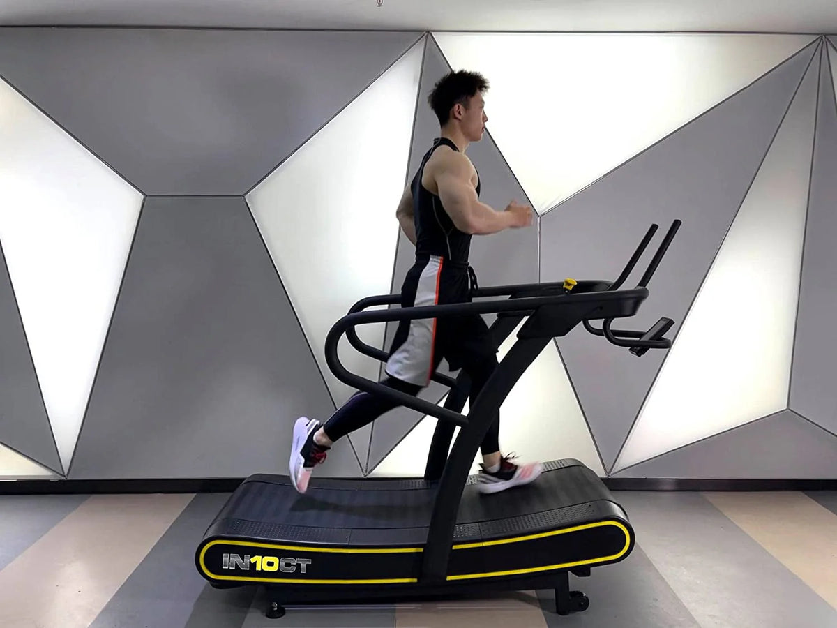 Manual Curved Wide Exercise Treadmill D37121