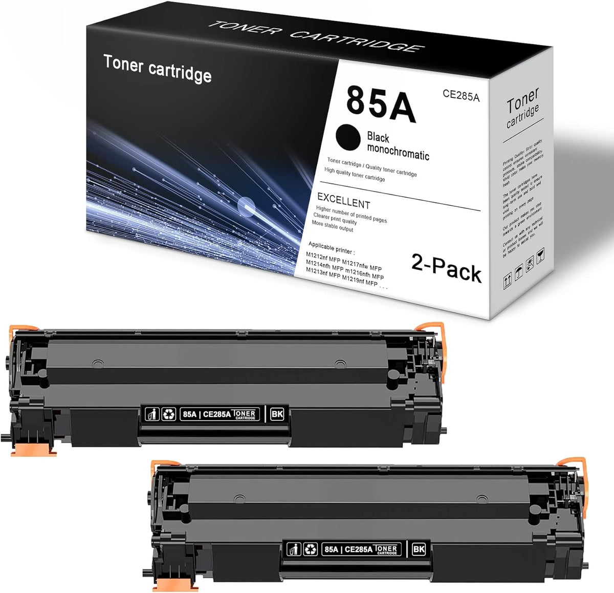 2 Pack Black Ink Cartridge for HP Printer P945