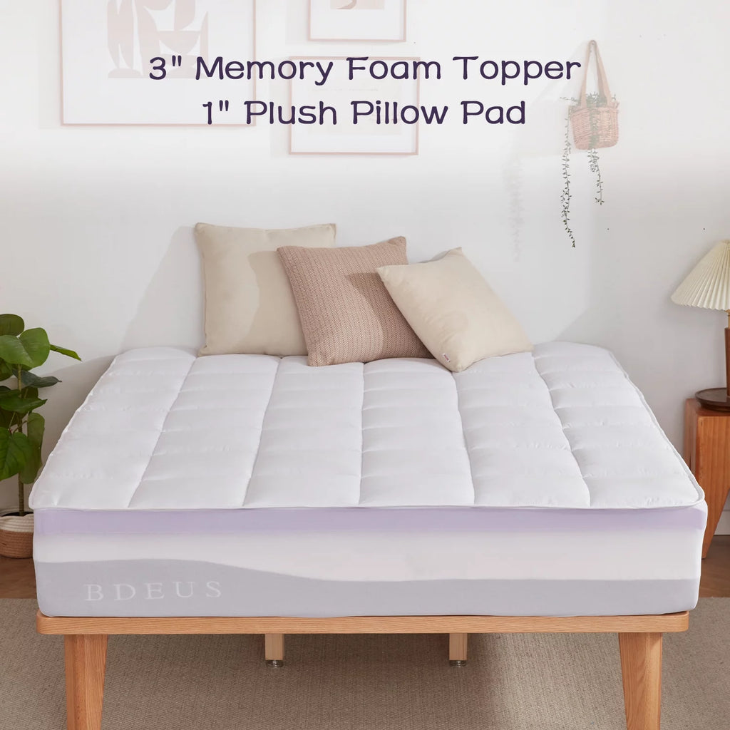 Memory Foam Mattress Topper Full Size R74102