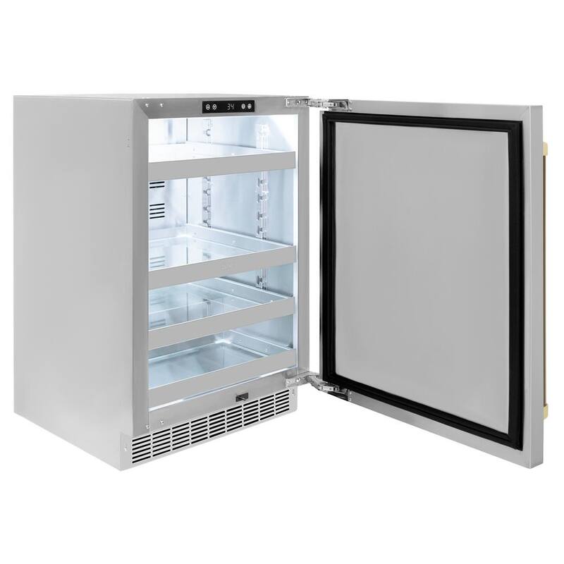 24 in. Single Zone Beverage Fridge with Stainless Door X943009