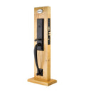 Bright Chrome Modern Square Mortise Dummy Handleset N208989