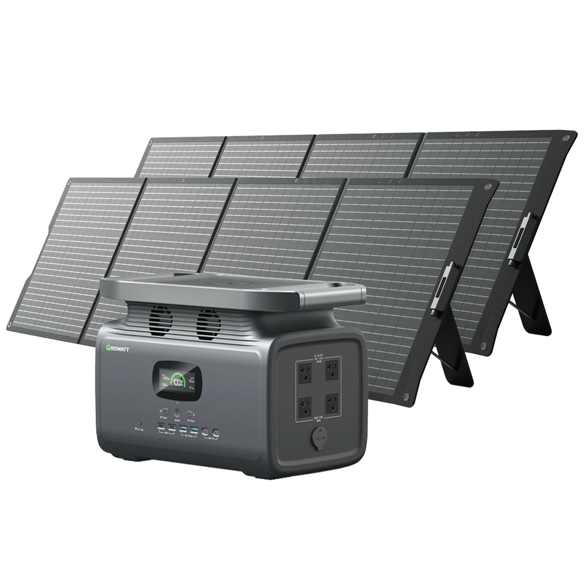 Portable Power Station 1512Wh 2000W Solar Generator N90617