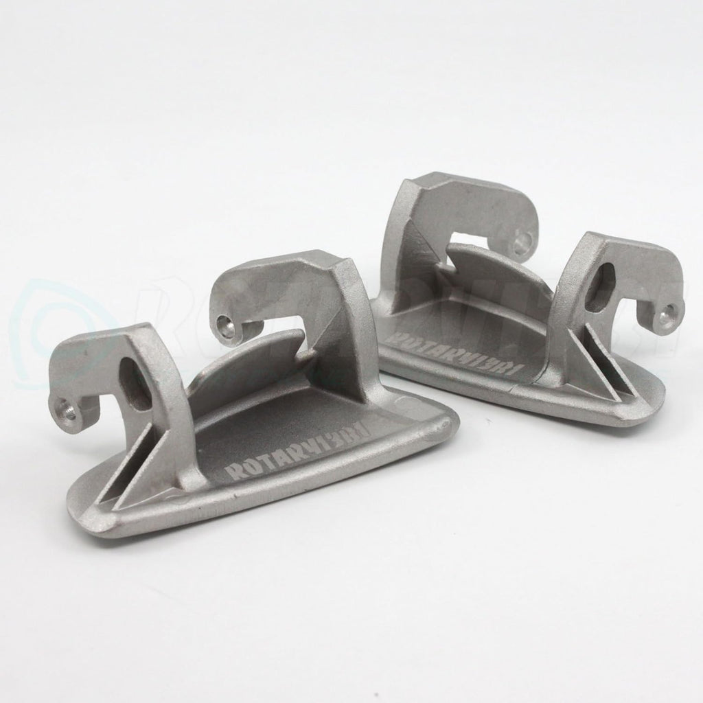Polished Aluminum Door Handles U78393