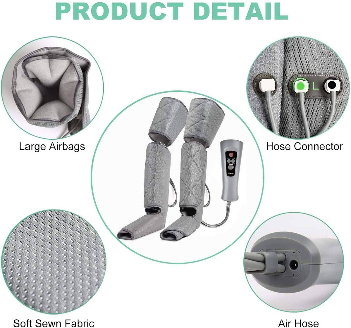 Calf Feet Thigh Compression Leg Massager A5191