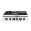 30 Gas Rangetop with 5 Sealed Burners in Stainless Steel F414