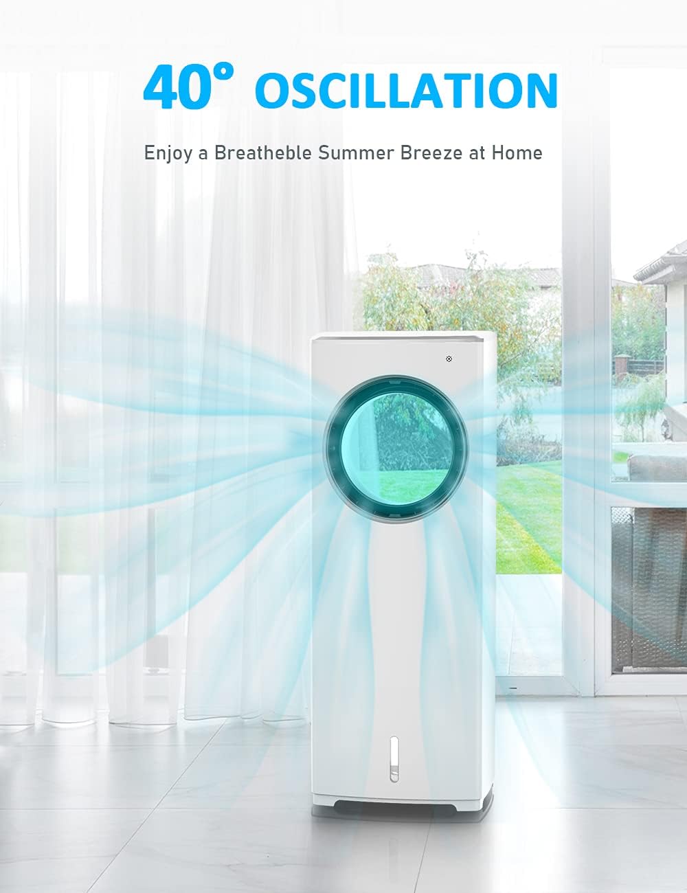2-in-1 Evaporative Air Cooler with Remote W47950