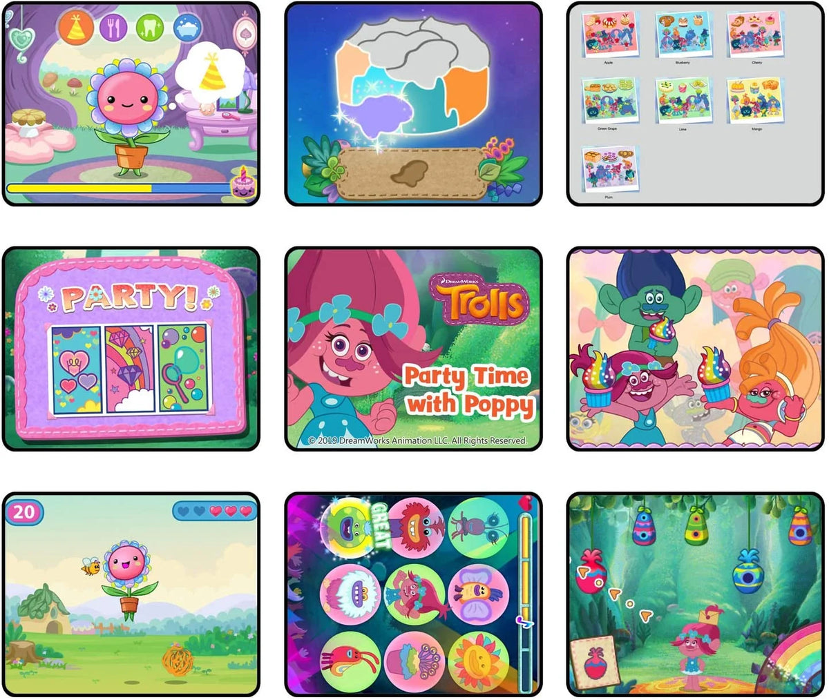2 Pack Trolls Party Time With Poppy And Cookie's Sweet Treats J763
