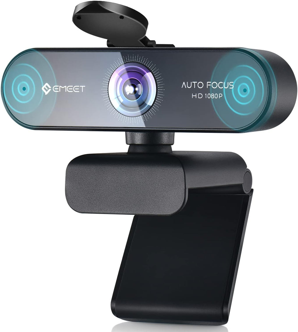 1080P Webcam with Microphone and Privacy Cover, Pack of 2 R729561